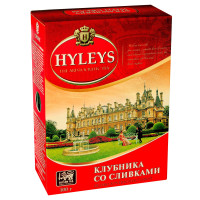 Чай чорний листовий Hyleys Полуниця з Вершками 100 г
