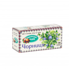 Чай фруктовий пакетований Карпатський Чорниця 20 х 2 г 