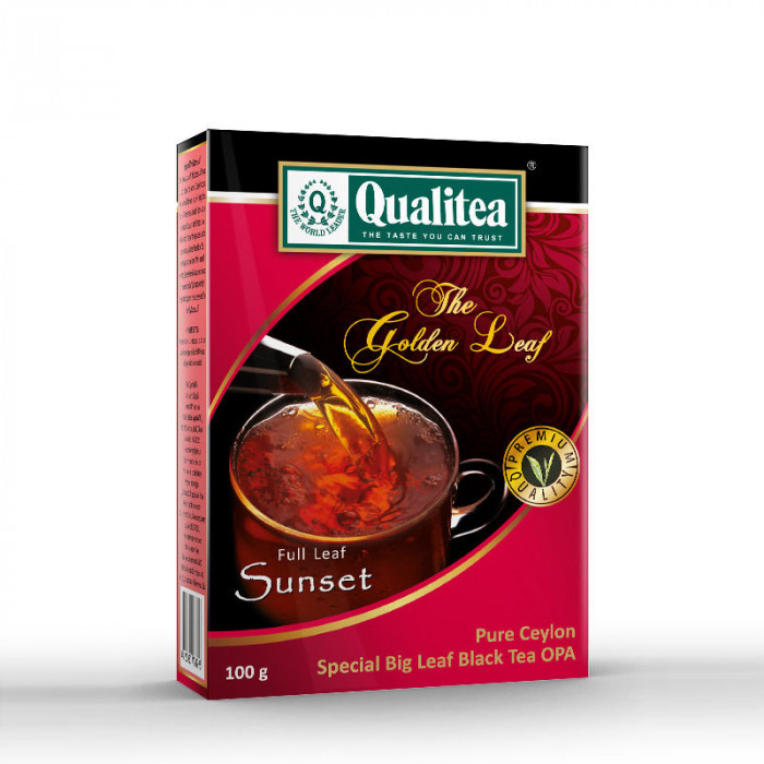 Чай чорний Qualitea Золотий Лист Sunset 100 г 