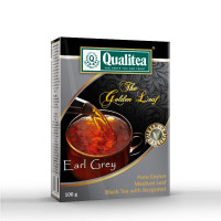 Чай чорний Qualitea Золотий Лист Еarl Grey 100 г 
