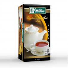 Чай чорний пакетований Qualitea Англійський Сніданок 25 х 2 г 