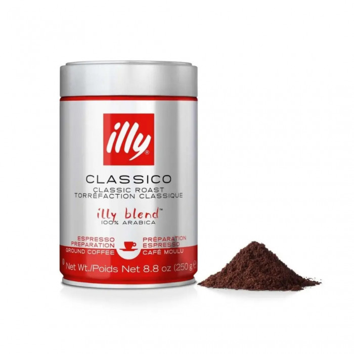 Кава мелена illy CLASSICO м/б 250 г