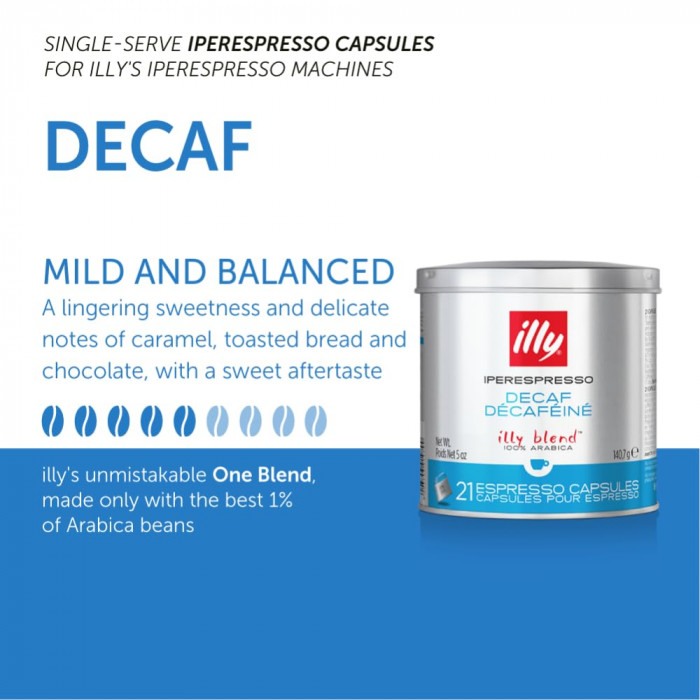 Кава в капсулах illy iper Espresso Dekaf 21 х 6.9 г