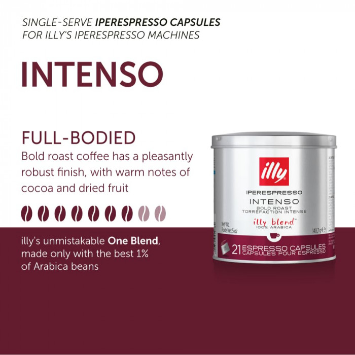 Кава в капсулах illy iper Espresso Intenso 21 х 6.9 г