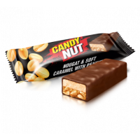 Цукерки Roshen Candy Nut нуга та м'яка карамель з арахісом 1000 г