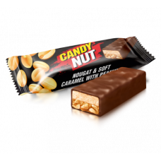 Цукерки Roshen Candy Nut нуга та м'яка карамель з арахісом 1000 г