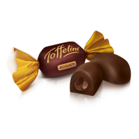 Цукерки Roshen Toffelini з шоколадною начинкою 1000 г