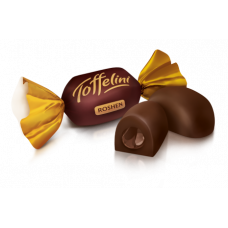 Цукерки Roshen Toffelini з шоколадною начинкою 1000 г