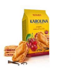 Печиво Roshen Lovita Cake Cookies з вишнево-ванільною начинкою 168 г