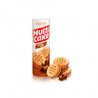 Печиво-сендвіч Roshen Multicake з начинкою какао 180 г