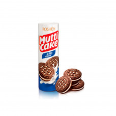 Печиво-сендвіч Roshen Multicake з молочно-кремовою начинкою 180 г