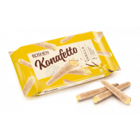 Вафельні трубочки Roshen Konafetto з ванільною начинкою 140г